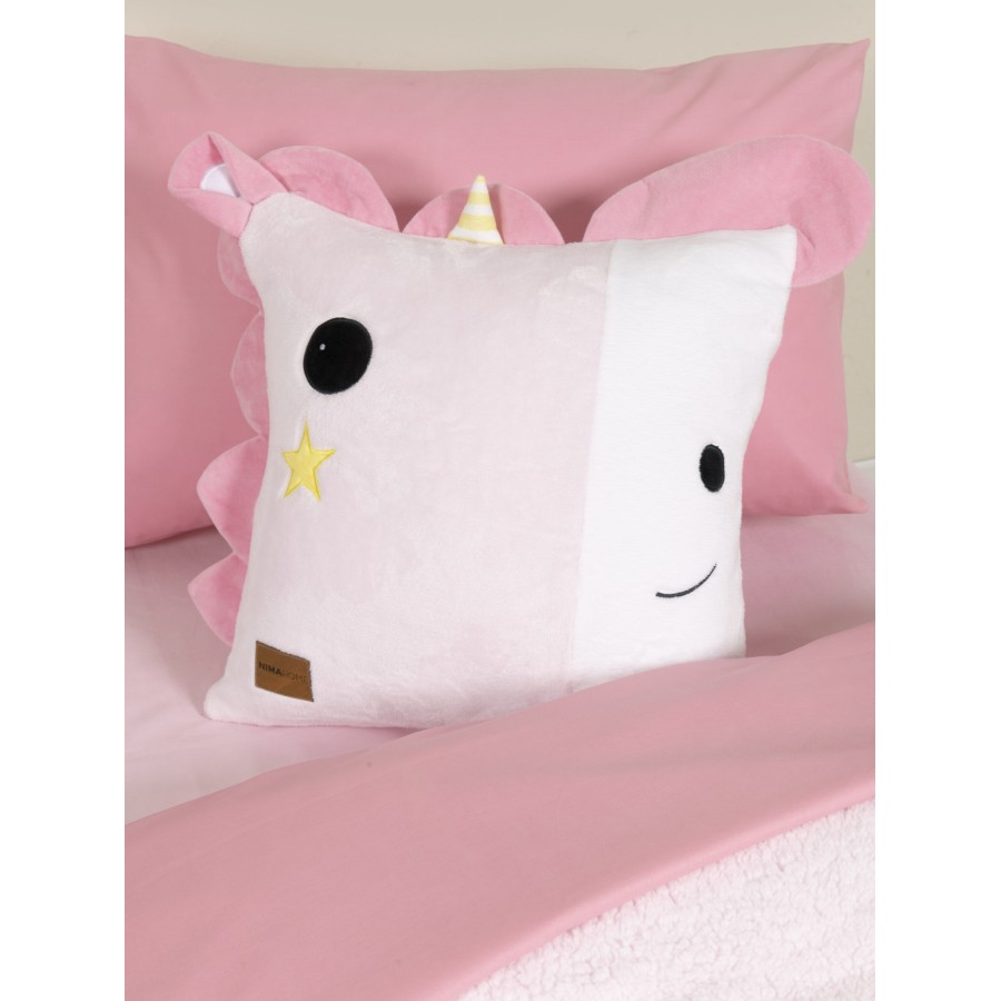 Nima Kids Διακοσμητική Μαξιλαροθήκη 45x45 - Unicora Ροζ