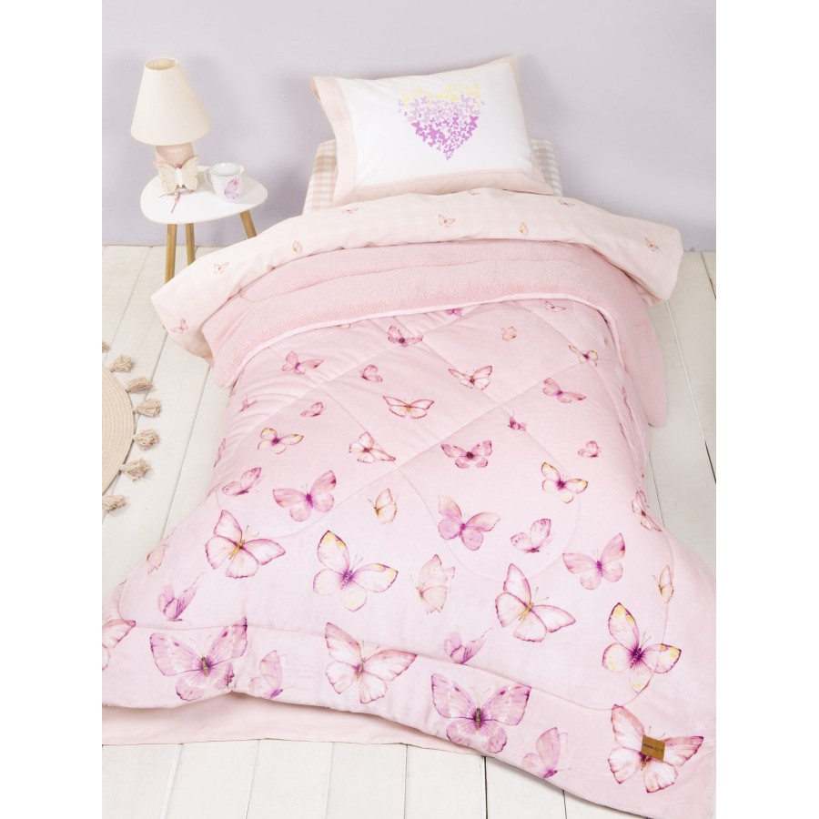 Nima Kids Κουβέρτα/Πάπλωμα Μονό 160x220 - Bettina Ροζ   160x220