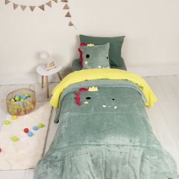 Nima Kids Κουβέρτα/Πάπλωμα Μονό 160x220 - Crocodino Πράσινο   160x220