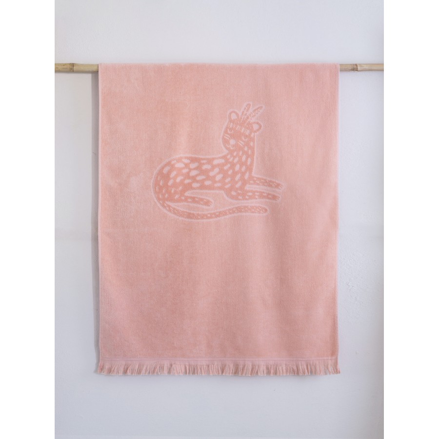 Nima Kids Πετσέτα Θαλάσσης 70x140 - Ilana Jacquard Σωμόν