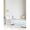 Nima Kids Σετ Παπλωματοθήκη Μονή - Lancelot Γαλάζιο, Γκρι   (1 x 160x240   52x72)