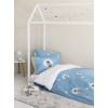 Nima Kids Σετ Παπλωματοθήκη Μονή - To the Moon Μπλε   (1 x 160x240   52x72)