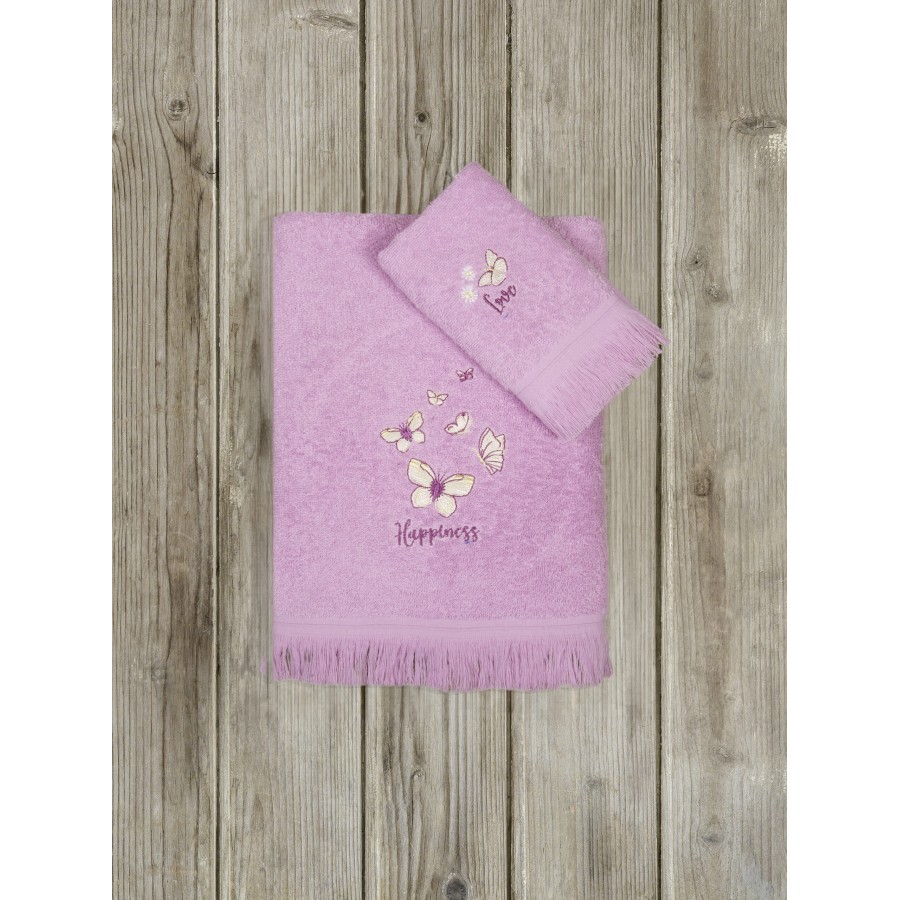 Nima Kids Σετ Πετσέτες (30x50 + 70x140) - Bettina Φούξια