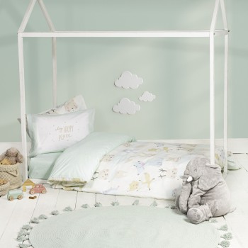 Nima Kids Σετ Σεντόνια Μονά - Happy Place Πολύχρωμο   (2 x 170x255   52x72)