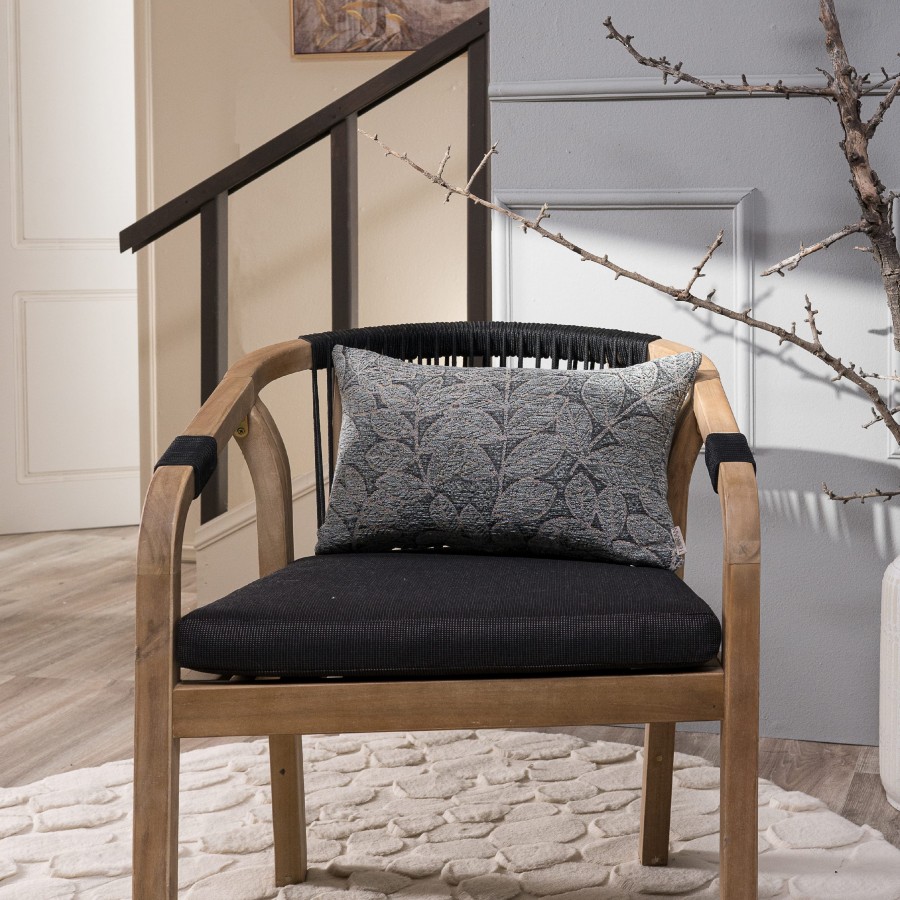 Μαξιλαροθήκη Charlotte 04 - 65x65cm δαπέδου με γέμιση