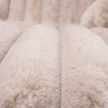 Γούνινη Μαξιλαροθήκη Wave 02 - 45x45cm με γέμιση