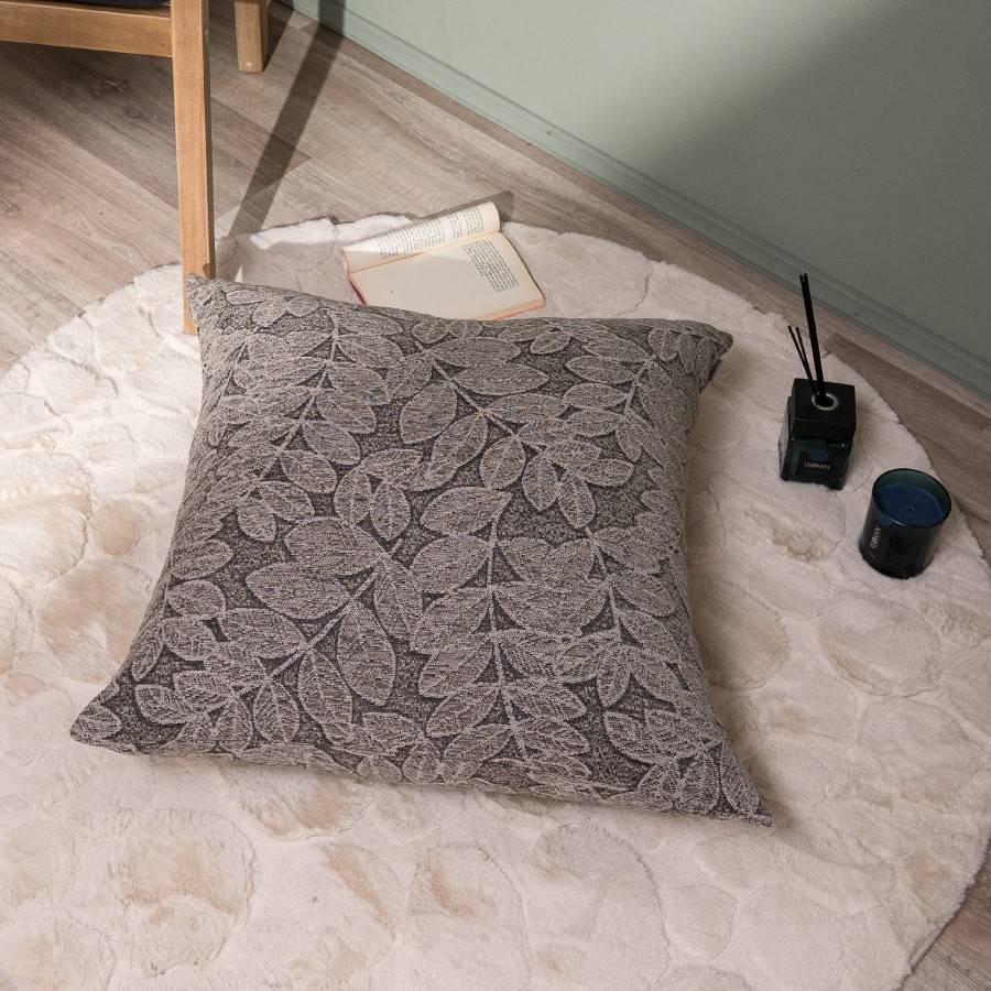 Μαξιλαροθήκη Charlotte 03 - 65x65cm δαπέδου με γέμιση