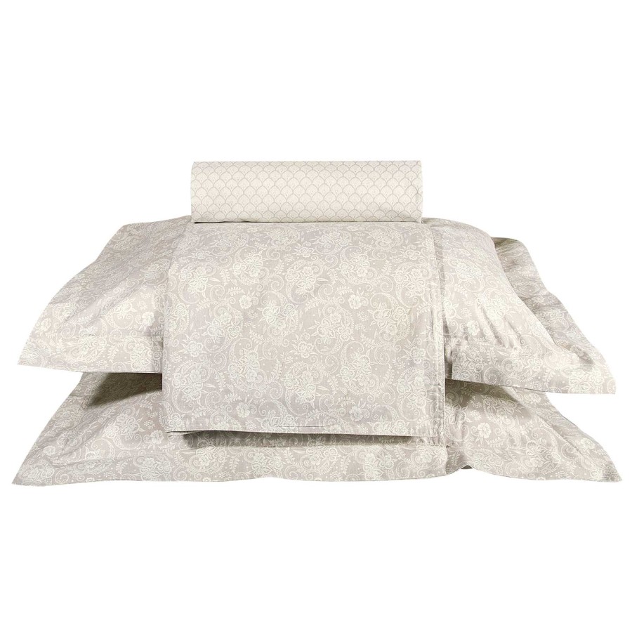 GREENWICH POLO CLUB ΠΑΠΛΩΜΑΤΟΘΗΚΗ ΣΕΤ ΥΠΕΡΔΙΠΛH ESSENTIAL 2369 ECRU, TAUPE