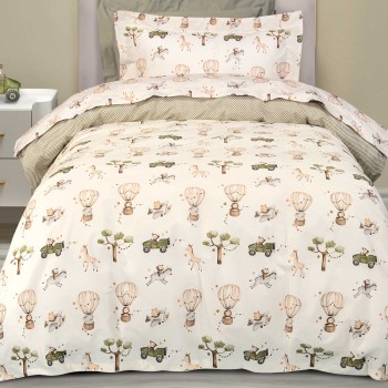 GREENWICH POLO CLUB ΣΕΤ ΠΑΠΛΩΜΑΤΟΘΗΚΗ ΜΟΝΗ ESSENTIAL 8860 IVORY, OLIVE GREEN