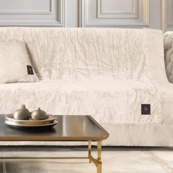 GREENWICH POLO CLUB ΡΙΧΤΑΡΙ VELVET 180Χ300 PREMIUM 3968 IVORY