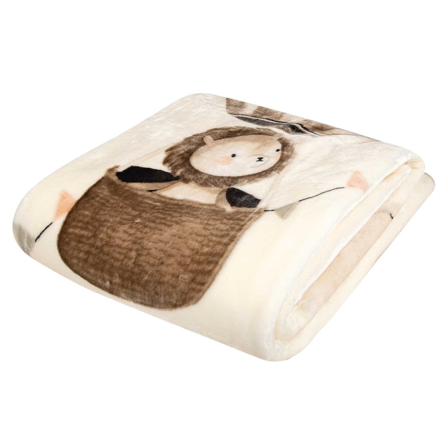 GREENWICH POLO CLUB ΚΟΥΒΕΡΤΑ VELOUR JUNIOR ESSENTIAL 8860 TAUPE