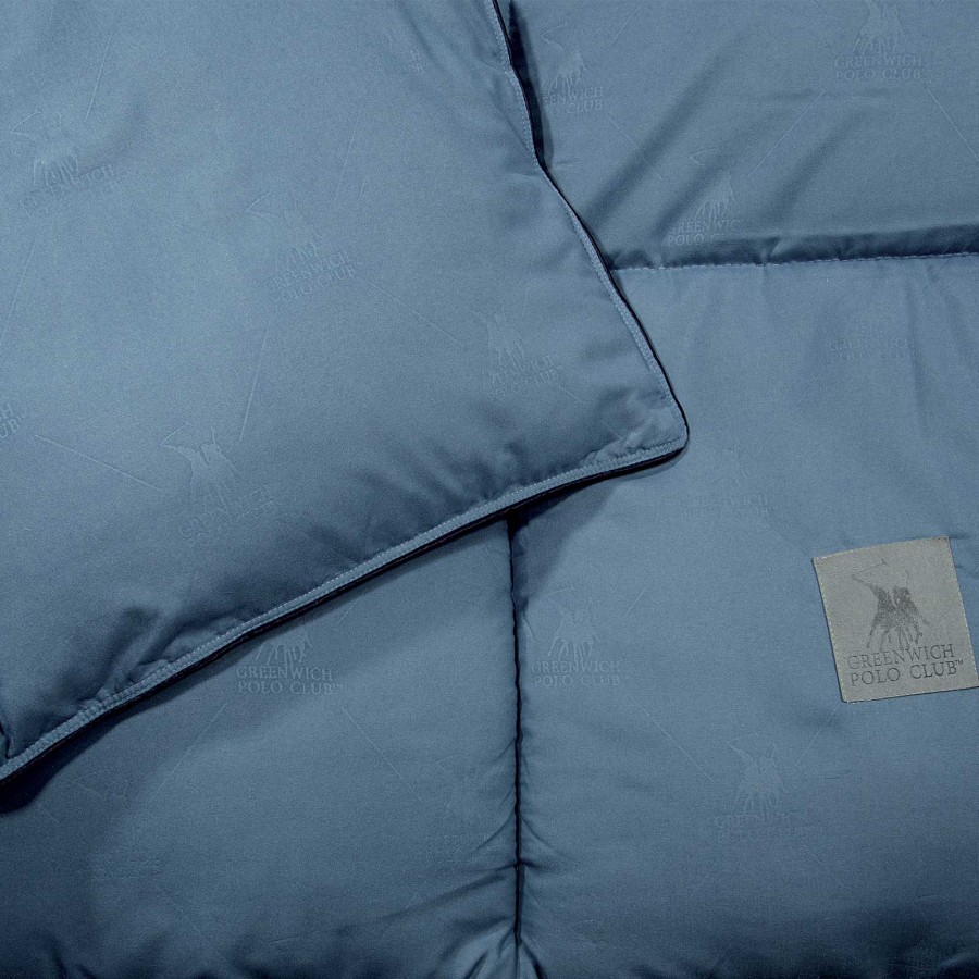 GREENWICH POLO CLUB ΠΑΠΛΩΜΑ ΥΠΕΡΔΙΠΛΟ ESSENTIAL 4446 DUSTY BLUE