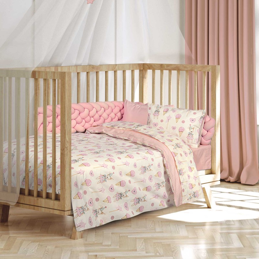 GREENWICH POLO CLUB ΣΕΤ ΣΕΝΤΟΝΙΑ ΚΟΥΝΙΑΣ ESSENTIAL 8859 IVORY, PINK