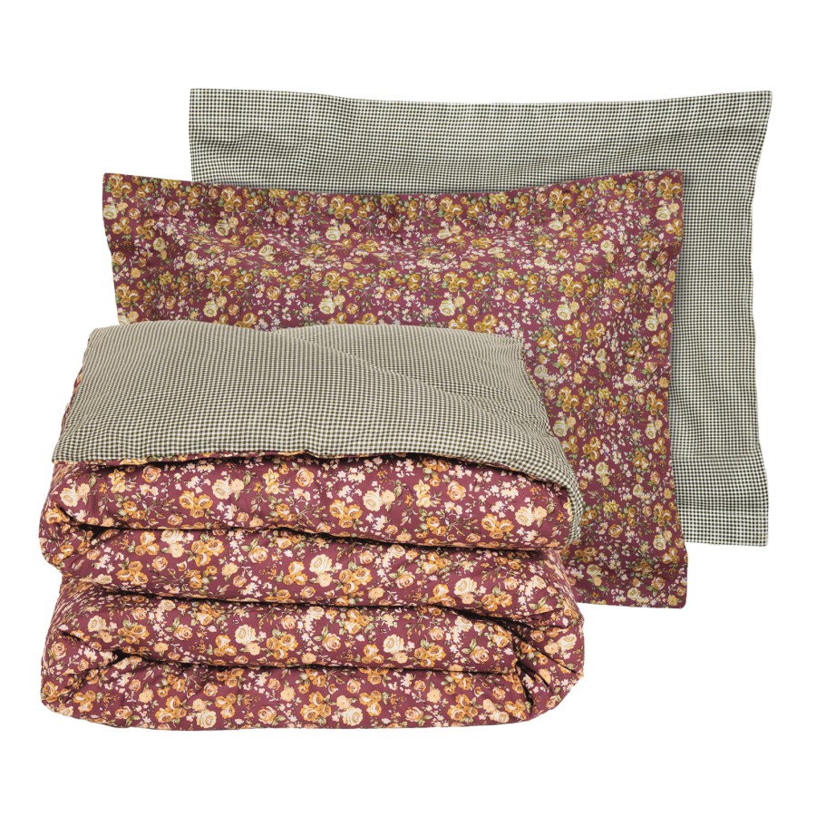 DAS HOME ΣΕΤ ΠΑΠΛΩΜΑΤΟΘΗΚΗ ΜΟΝΗ HAPPY 9683 BORDEAUX, GREEN