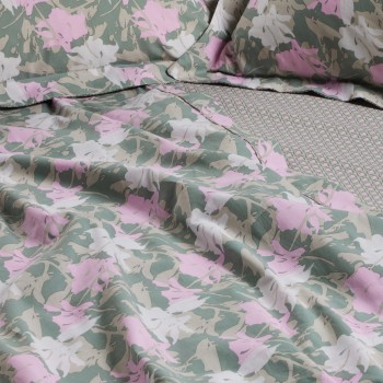 DAS HOME ΣΕΤ ΠΑΠΛΩΜΑΤΟΘΗΚΗ ΥΠΕΡΔΙΠΛΗ DAILY 3175 GREEN, PINK