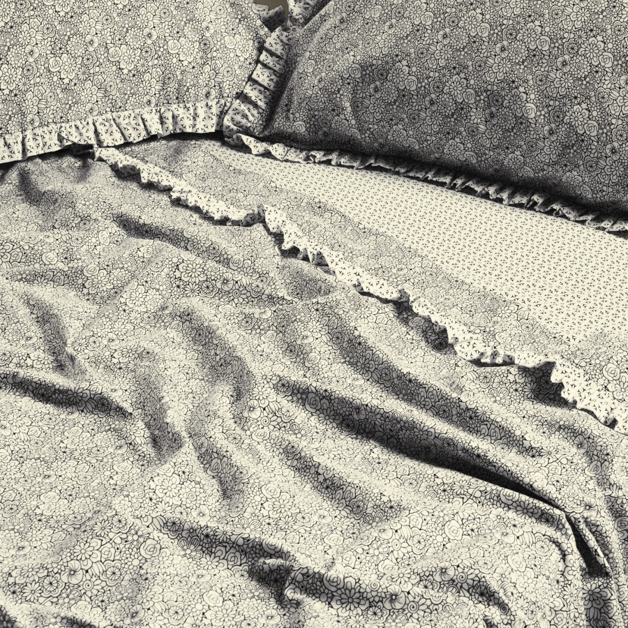 DAS HOME ΣΕΤ ΠΑΠΛΩΜΑΤΟΘΗΚΗ ΥΠΕΡΔΙΠΛΗ DAILY 3180 BEIGE, BLACK