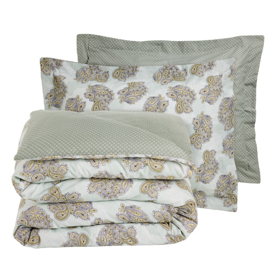 DAS HOME ΣΕΤ ΠΑΠΛΩΜΑΤΟΘΗΚΗ ΥΠΕΡΔΙΠΛΗ HAPPY 9686 MINT