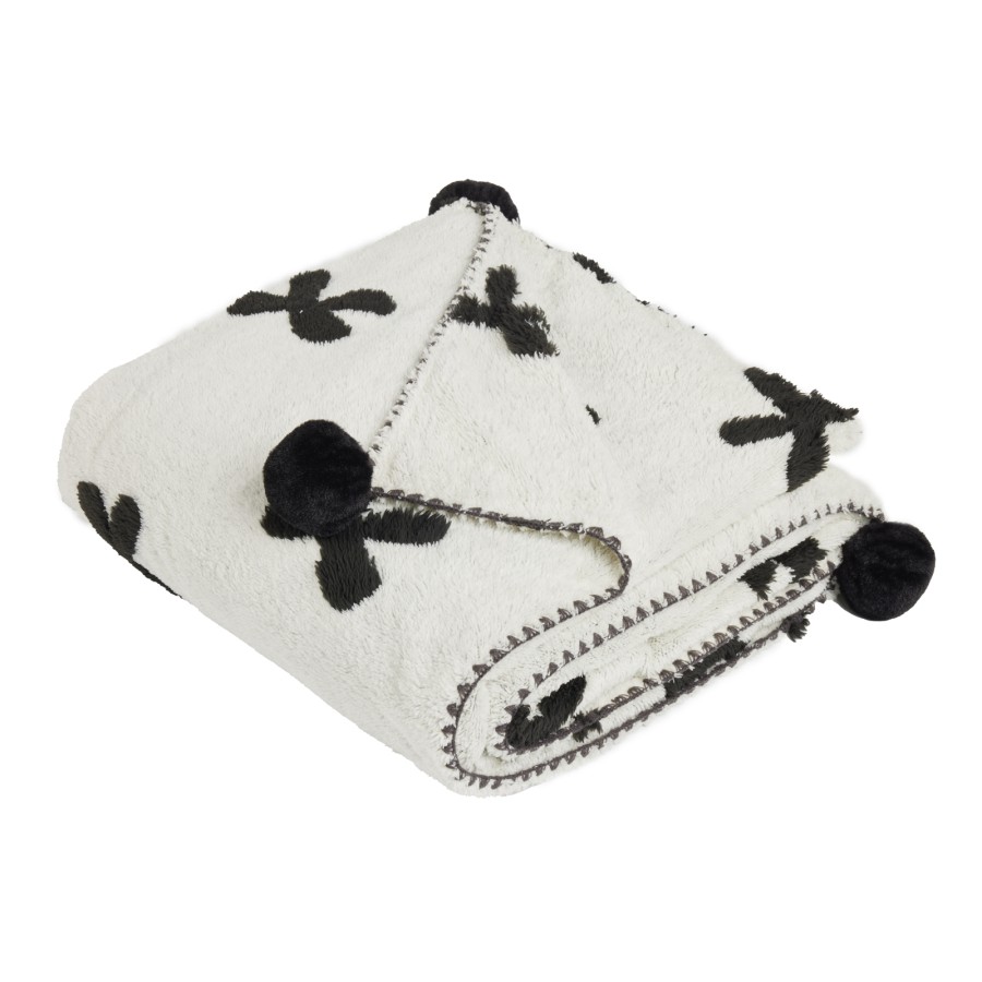 DAS HOME ΚΟΥΒΕΡΤΑ ΚΑΝΑΠΕ JACQUARD FLEECE 1382 BEIGE