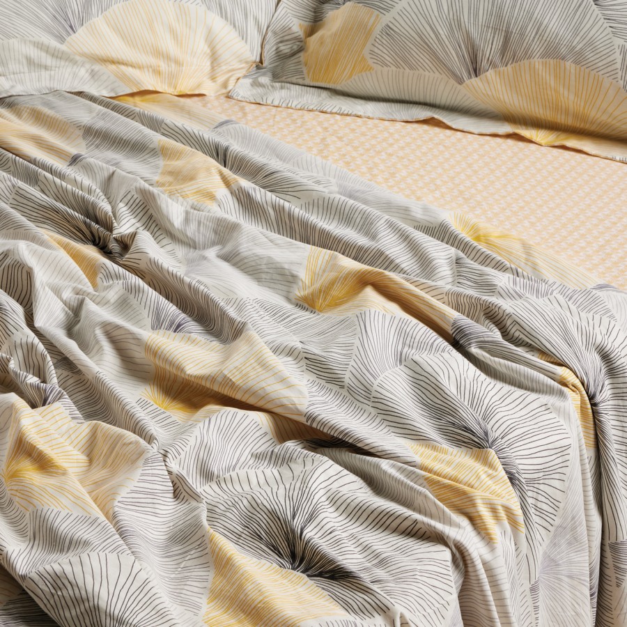 DAS HOME ΣΕΤ ΣΕΝΤΟΝΙΑ KING HAPPY 9685 GREY, OCHRE