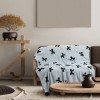 DAS HOME ΚΟΥΒΕΡΤΑ ΚΑΝΑΠΕ JACQUARD FLEECE 1380 LIGHT BLUE