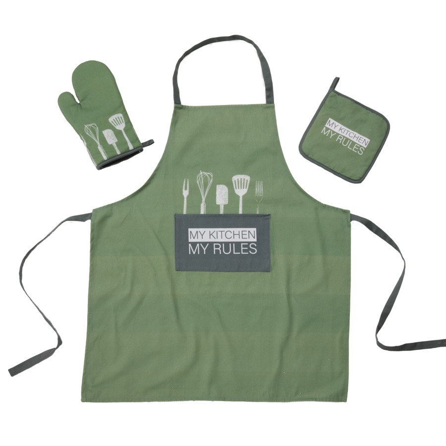 DAS HOME ΣΕΤ ΚΟΥΖΙΝΑΣ 3ΤΜΧ 0863 DARK MINT