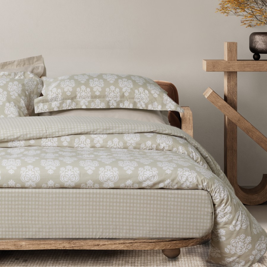 DAS HOME ΣΕΤ ΠΑΠΛΩΜΑΤΟΘΗΚΗ ΜΟΝΗ HAPPY 9689 TAUPE