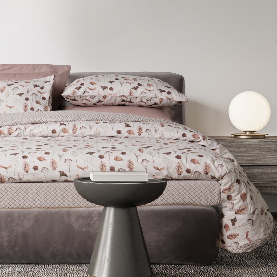 DAS HOME ΣΕΤ ΠΑΠΛΩΜΑΤΟΘΗΚΗ ΥΠΕΡΔΙΠΛΗ HAPPY FLANNEL 9681 BEIGE, BROWN