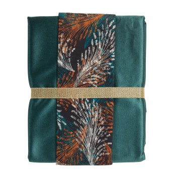 DAS HOME ΣΕΤ ΤΡΑΠΕΖΟΜΑΝΤΗΛΟ 2ΤΜΧ 140Χ220 0865 GREEN