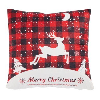 DAS HOME CHRISTMAS ΜΑΞΙΛΑΡΙ ΦΙΓΟΥΡΑΣ 45X45 0853 RED