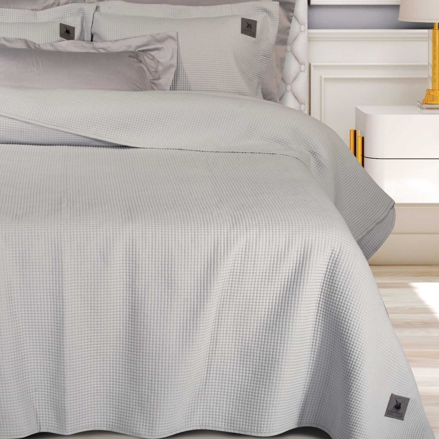 GREENWICH POLO CLUB ΚΟΥΒΕΡΛΙ ΜΟΝΟ ESSENTIAL 3977 LIGHT GREY