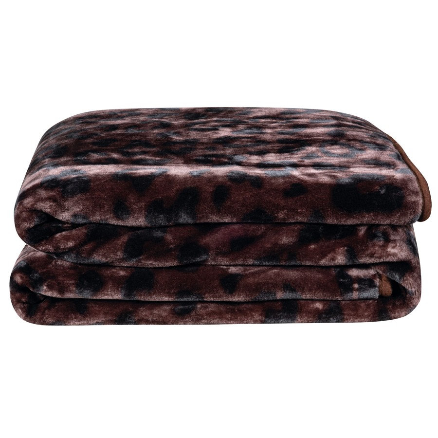 GREENWICH POLO CLUB ΚΟΥΒΕΡΤΑ VELOUR ΥΠΕΡΔΙΠΛH ESSENTIAL 2466 BROWN