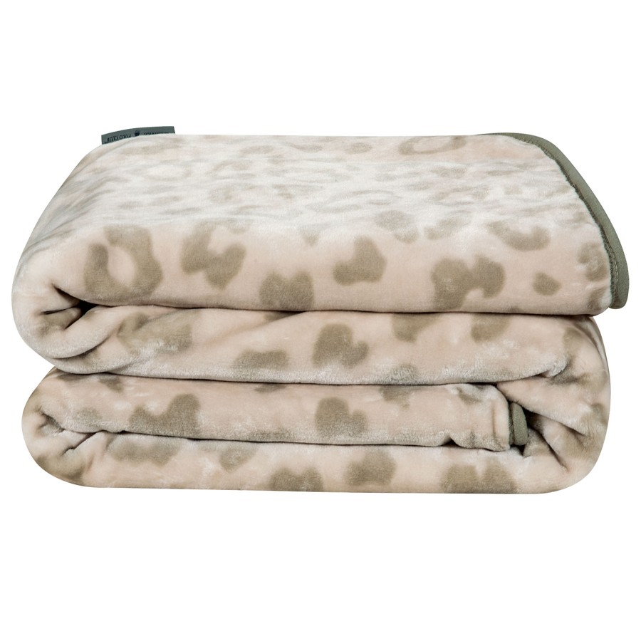 GREENWICH POLO CLUB ΚΟΥΒΕΡΤΑ VELOUR ΥΠΕΡΔΙΠΛH ESSENTIAL 4023 BEIGE