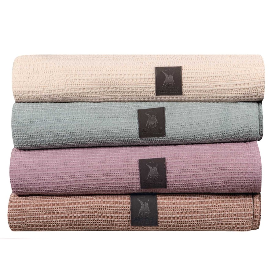 GREENWICH POLO CLUB ΚΟΥΒΕΡΤΑ ΠΙΚΕ 240X260 ESSENTIAL 4456 ECRU