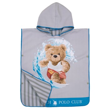 GREENWICH POLO CLUB JUNIOR ΠΟΝΤΣΟ ΘΑΛΑΣΣΗΣ 50Χ115 4179 BLUE, GREY