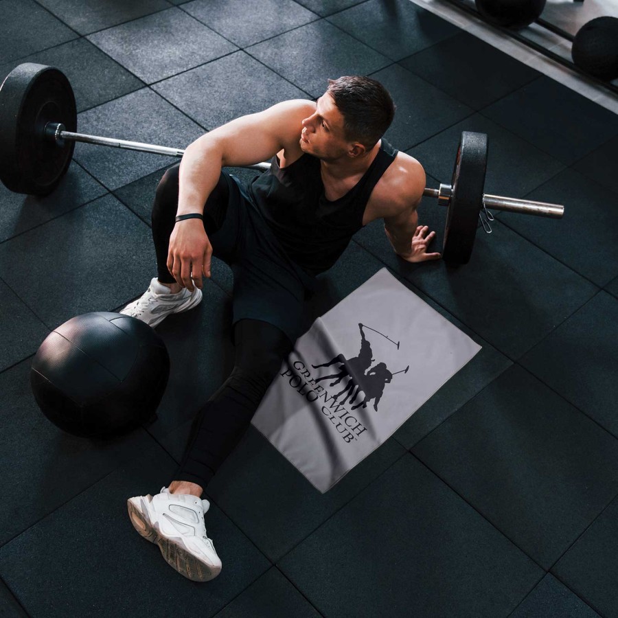 GREENWICH POLO CLUB ΠΕΤΣΕΤΑ ΓΥΜΝΑΣΤΗΡΙΟΥ 45Χ90 4186 GREY/BLACK