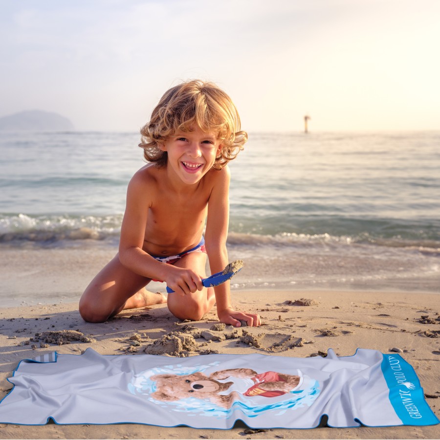 GREENWICH POLO CLUB JUNIOR ΠΕΤΣΕΤΑ ΘΑΛΑΣΣΗΣ 70Χ140 4179 BLUE, GREY