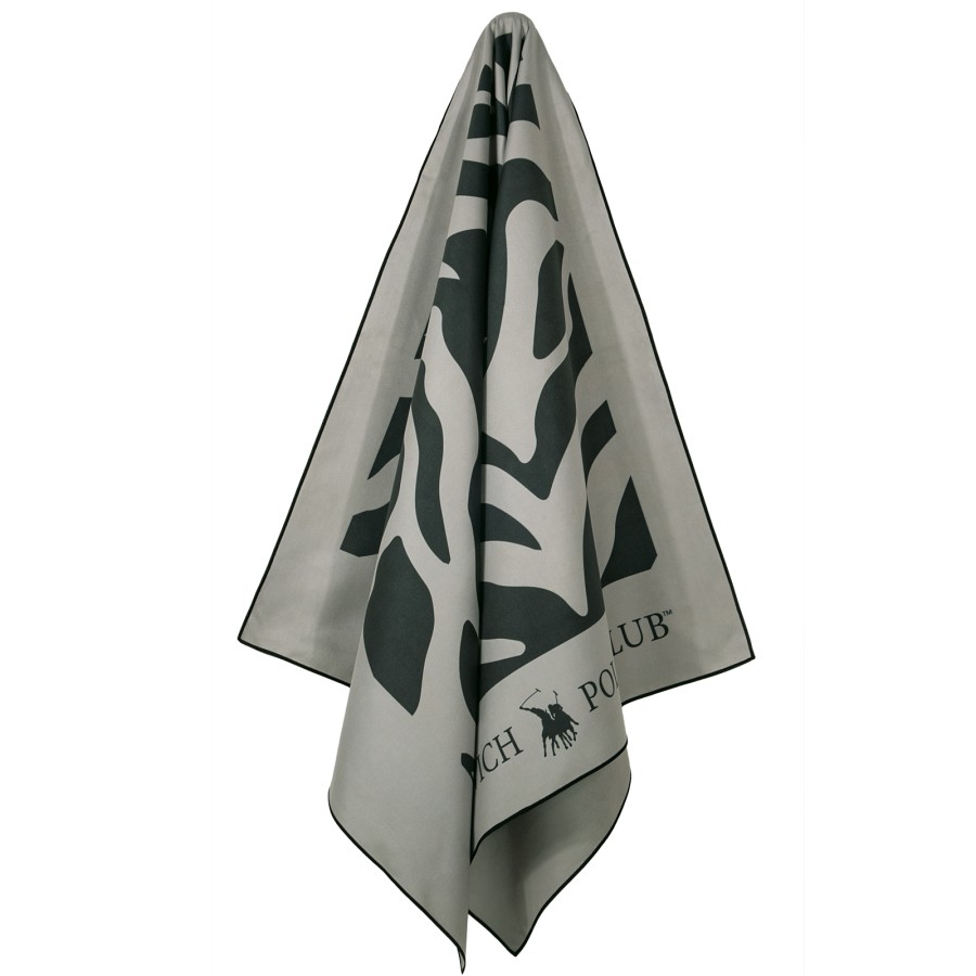 GREENWICH POLO CLUB ΠΕΤΣΕΤΑ ΘΑΛΑΣΣΗΣ 80Χ170 ESSENTIAL 5203 BLACK, TAUPE