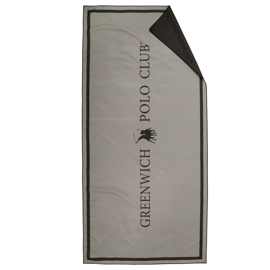 GREENWICH POLO CLUB ΠΕΤΣΕΤΑ ΘΑΛΑΣΣΗΣ 80Χ170 ESSENTIAL 5213 BLACK, GREY