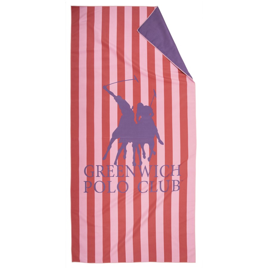 GREENWICH POLO CLUB ΠΕΤΣΕΤΑ ΘΑΛΑΣΣΗΣ 80Χ170 ESSENTIAL 5216 PINK, RED