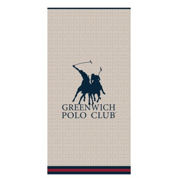 GREENWICH POLO CLUB ΠΕΤΣΕΤΑ ΘΑΛΑΣΣΗΣ 90Χ180 ESSENTIAL 5226 BLUE, TAUPE