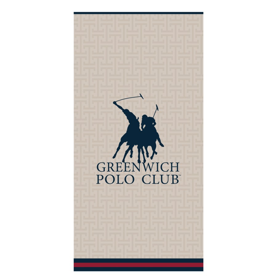 GREENWICH POLO CLUB ΠΕΤΣΕΤΑ ΘΑΛΑΣΣΗΣ 90Χ180 ESSENTIAL 5226 BLUE, TAUPE
