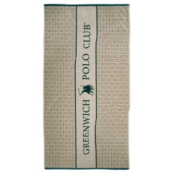 GREENWICH POLO CLUB ΠΕΤΣΕΤΑ ΘΑΛΑΣΣΗΣ 90Χ180 ESSENTIAL 5229 GREEN, TAUPE