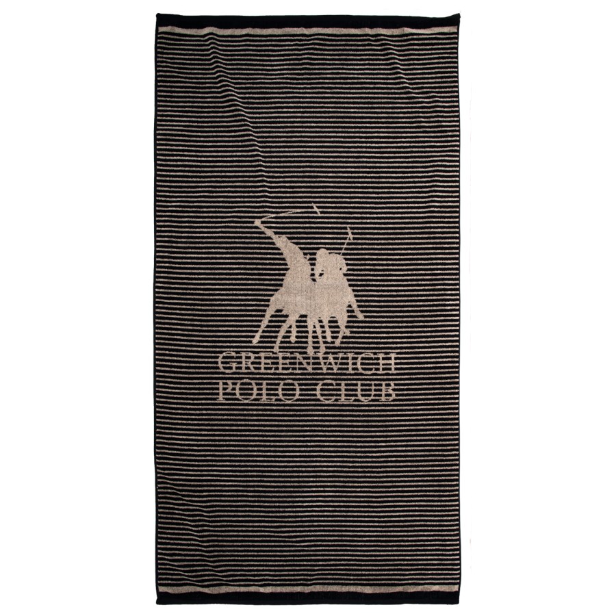 GREENWICH POLO CLUB ΠΕΤΣΕΤΑ ΘΑΛΑΣΣΗΣ 90Χ180 ESSENTIAL 5235 BLACK