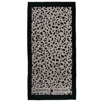GREENWICH POLO CLUB ΠΕΤΣΕΤΑ ΘΑΛΑΣΣΗΣ 90Χ180 ESSENTIAL 5237 BLACK, TAUPE