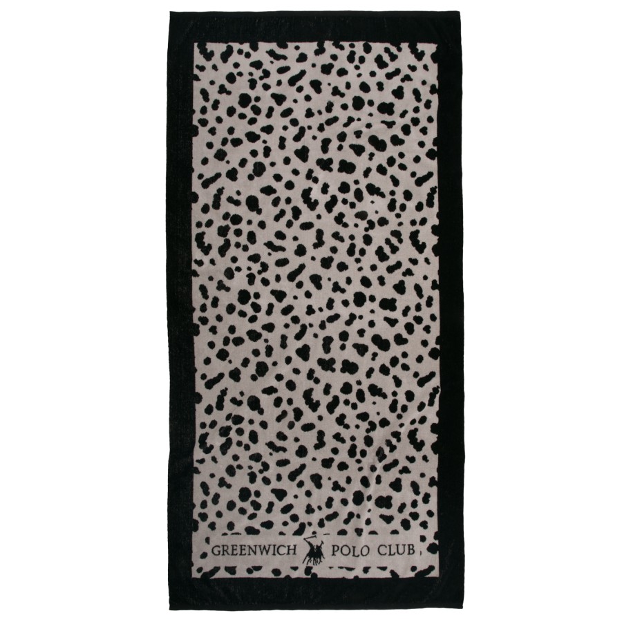 GREENWICH POLO CLUB ΠΕΤΣΕΤΑ ΘΑΛΑΣΣΗΣ 90Χ180 ESSENTIAL 5237 BLACK, TAUPE