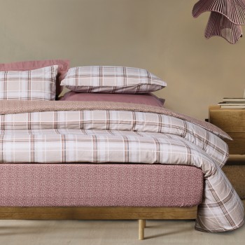 DAS HOME ΣΕΤ ΠΑΠΛΩΜΑΤΟΘΗΚΗ ΜΟΝΗ HAPPY FLANNEL 9701 TAUPE