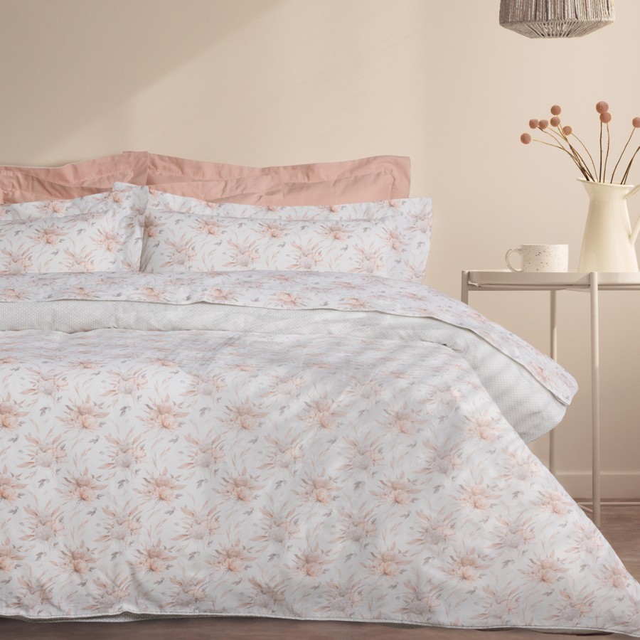 DAS HOME ΣΕΤ ΠΑΠΛΩΜΑΤΟΘΗΚΗ ΥΠΕΡΔΙΠΛΗ DAILY 3181 CREAM, GREY