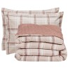 DAS HOME ΣΕΤ ΠΑΠΛΩΜΑΤΟΘΗΚΗ ΥΠΕΡΔΙΠΛΗ HAPPY FLANNEL 9701 TAUPE