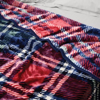 DAS HOME ΚΟΥΒΕΡΤΑ VELOUR MONH 1385 MULTICOLOR