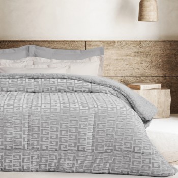 DAS HOME ΚΟΥΒΕΡΤΟΠΑΠΛΩΜΑ SHERPA ΜΟΝΟ 1392 GREY